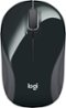 Logitech - M187 Mini Wireless Optical Ambidextrous Mouse - Wireless - Black-gray-Front_Standard