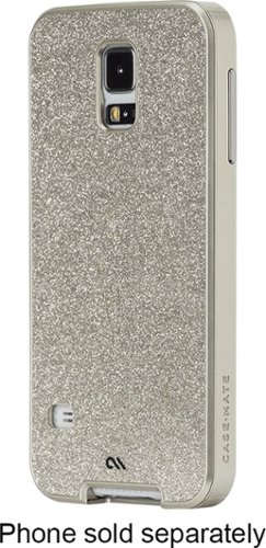  Case-Mate - Glam Case for Samsung Galaxy S 5 Cell Phones - Champagne