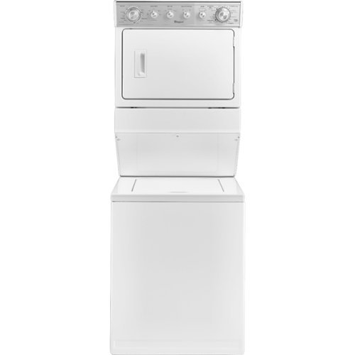  Whirlpool - 2.5 Cu. Ft. 4-Cycle Washer and 5.9 Cu. Ft. 6-Cycle Dryer Electric Laundry Center