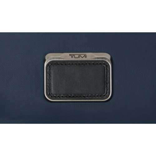 TUMI Alpha Bravo Academy Brief - Navy Coated Canvas WORLDWIDE DELIVERY