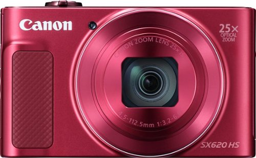  Canon - PowerShot SX620 HS 20.2-Megapixel Digital Camera - Red
