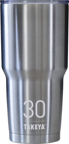  Takeya - Originals 30-Oz. Insulated Stainless Steel Tumbler with Sip Lid - Steel