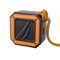 Nautica - S100 Bluetooth Portable Speaker, Waterproof Wireless Speaker, Loud Sound, Clear Audio, 15-Hour Playtime - Black-Orange-Front_Standard