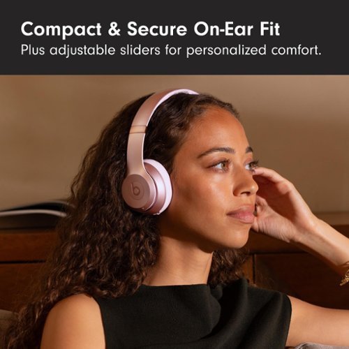 Beats Solo 4 Bluetooth Wireless On Ear Headphones Metallic Pink