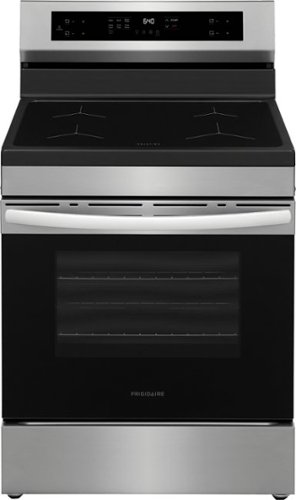 Frigidaire - 5.3 Cu. Ft. Freestanding Induction Range with 3,600-Watt Power Boil Element and Steam Clean - Stainless Steel-Front_Standard 