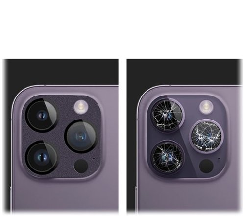 SaharaCase ZeroDamage Camera Lens Protector for Apple iPhone 14 Pro and iPhone 14 Pro Max (2-Pack) - Purple GLOBAL SHIPPING