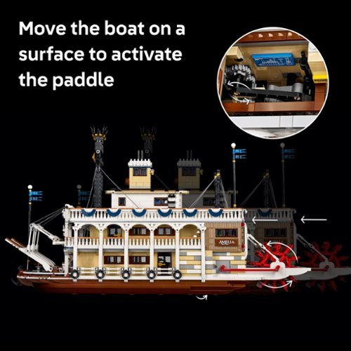 LEGO Ideas River Steamboat 3D Puzzle for Adults 21356 WORLDWIDE DELIVERY