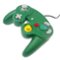 Kitcheniva - Wired Controller Gamepad For Nintendo GameCube GC & Wii U Console - Green-Front_Standard