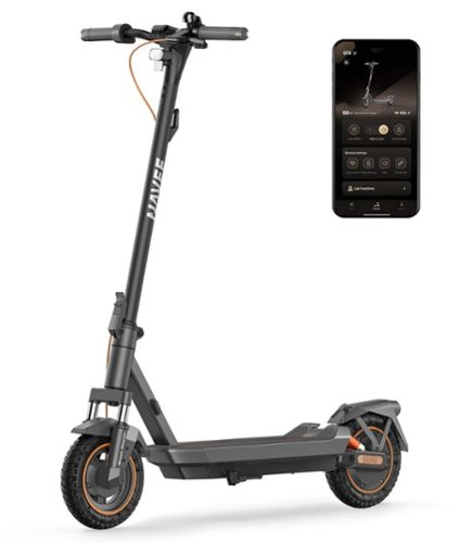 NAVEE - GT3 Electric Scooter w/31 miles Max Operating Range & 20 mph Max Speed - Black