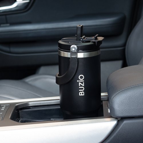 Buzio 30oz Tumbler water bottle with Handle - Black SHOP ONLINE