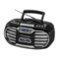 Studebaker - SB2150 Retro Bluetooth Boombox with CD/Cassette Player-Recorder and AM-FM Radio - Black-Front_Standard
