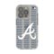 Keyscaper - MLB - Atlanta Braves Text Backdrop Clear iPhone Case - 16e - Multicolor-Front_Standard