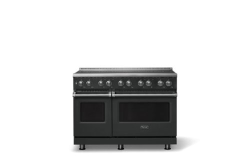 Viking - 48 in. Wide 6 Elements Pro 5 Series 7.3 Cu. Ft. Freestanding 6 Element Induction Convection Range - Antique Bronze