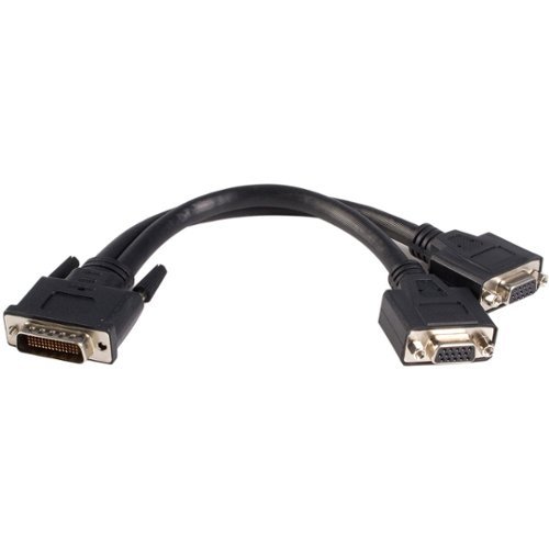 StarTech.com - LFH 59 Male to Dual Female VGA DMS 59 Cable-Front_Standard 