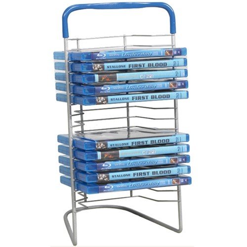Atlantic - 16-Disc Blu-ray Disc Nestable Rack - Red-Front_Standard 