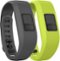 Wristbands for Garmin vivofit 3 Activity Trackers (2-Count) - Shark Fin Gray/Borealis Green-Angle_Standard