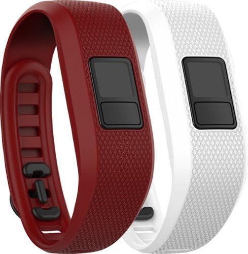  Wristbands for Garmin vivofit 3 Activity Trackers (2-Count) - Marsala/White