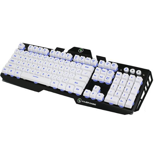  IOGEAR - Kaliber Gaming HVER Gaming Keyboard - Imperial White