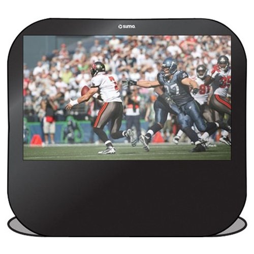 Sima - 84" Projector Screen - Black-Front_Standard