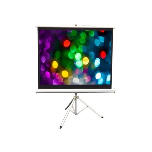 PYLE - Pro 50" Projector Screen - White-Front_Standard 