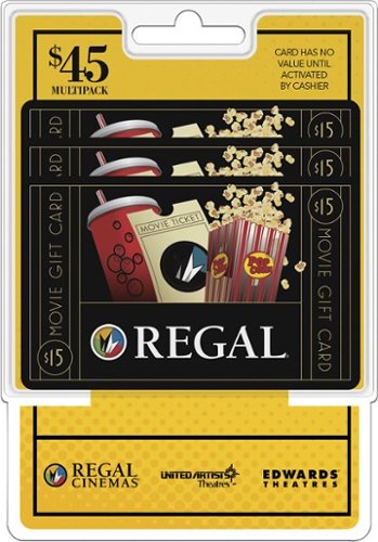  Regal - $15 Gift Cards (3-Pack)