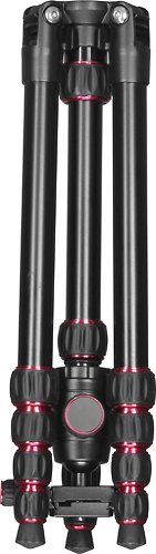 Sunpak TravelLite Pro Reverse Folding 63 Tripod - Black with red accents WORLDWIDE DELIVERY