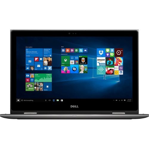 Dell - Inspiron 2-in-1 15.6" Touch-Screen Laptop - Intel Core i5 - 8GB Memory - 1TB Hard Drive - Gray-Front_Standard 