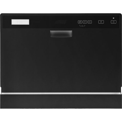 Midea - 6-Place Setting Countertop Dishwasher-Front_Standard 