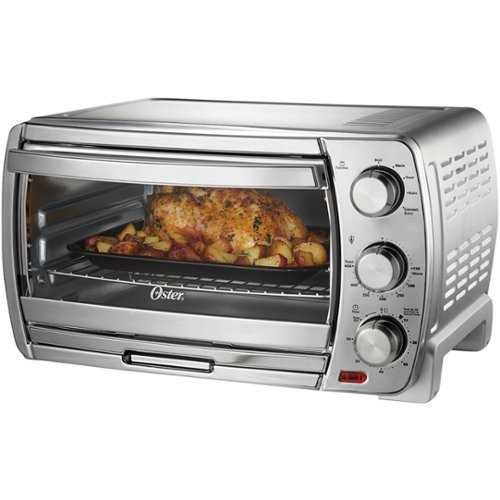  Oster - Convection Toaster/Pizza Oven - Brushed chrome