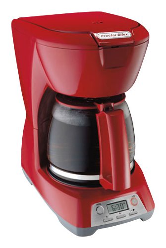  Proctor Silex - 12-Cup Coffeemaker - Red