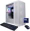 CyberPowerPC - Gamer Supreme Gaming Desktop - Intel Core Ultra 9 285K - 32GB Memory - NVIDIA GeForce RTX 4070 SUPER 12GB - 2TB SSD - White-Front_Standard