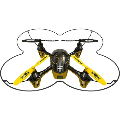  WebRC - XDrone Spy Quadcopter - Yellow/Black