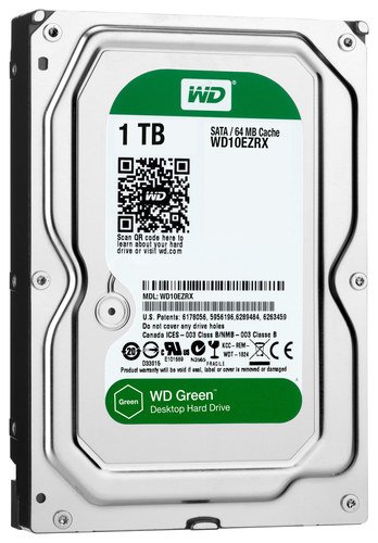  WD - Green 1TB Internal Serial ATA Hard Drive for Desktops (OEM/Bare Drive)