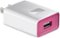 Insignia™ - USB Wall Charger - Hot Pink-Front_Standard