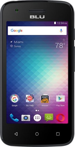 BLU - Dash L2 D250U GSM 4G Cell Phone (Unlocked) - Black