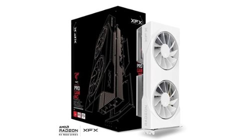 XFX Swift AMD Radeon RX 9060XT OC Gaming Edition 8GB GDDR6 PCI Express 5.0 Gaming Graphics Card - White HOW TO BUY