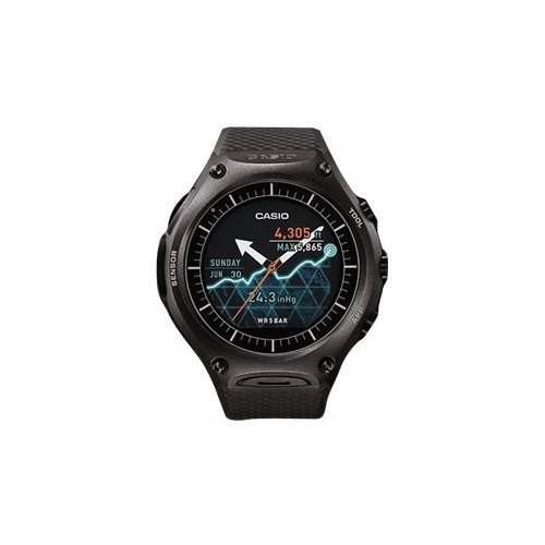 Casio - Smart Outdoor Watch WSD-F10 Smartwatch Black - Black-Front_Standard 