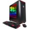 CyberPowerPC - Gamer Panzer Desktop - Intel Core i7-6900K - 32GB Memory - NVIDIA GeForce GTX 1080 - 480GB SSD + 3TB HDD - Black-Front_Standard