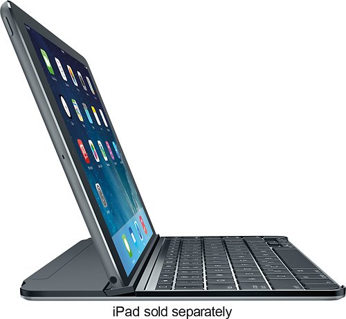  Logitech - Ultrathin Keyboard Cover for Apple® iPad® Air - Space Gray