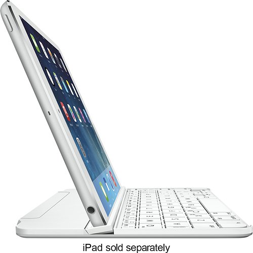  Logitech - Ultrathin Keyboard Cover for Apple® iPad® mini, iPad mini 2 and iPad mini 3 - Silver