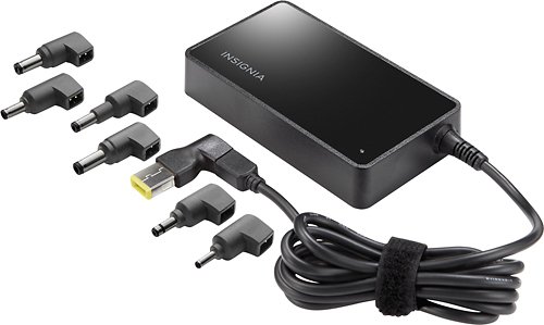  Insignia™ - 65W Charger for Select Ultrabooks - Black