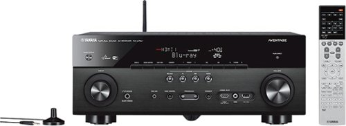  Yamaha - 735W 7.2-Ch. Network-Ready 4K Ultra HD and 3D Pass-Through A/V Home Theater Receiver - Black