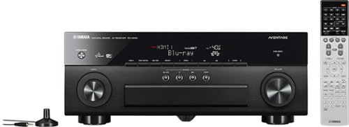  Yamaha - 770W 7.2-Ch. Network-Ready 4K Ultra HD and 3D Pass-Through A/V Home Theater Receiver - Black