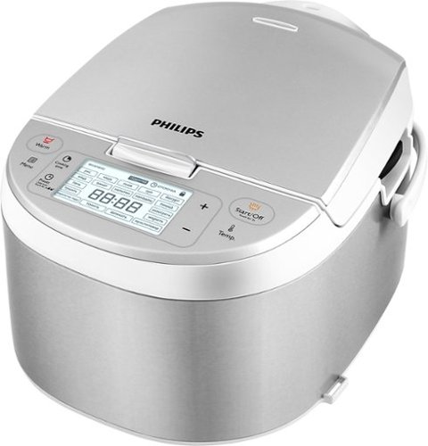  Philips - Avance Collection 4.2-Quart Multi Cooker - Silver