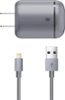Just Wireless - Lightning Wall Charger - Space Gray-Front_Standard