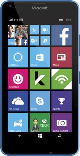  Cricket Wireless - Microsoft Lumia 640 4G LTE with 8GB Memory Prepaid Cell Phone