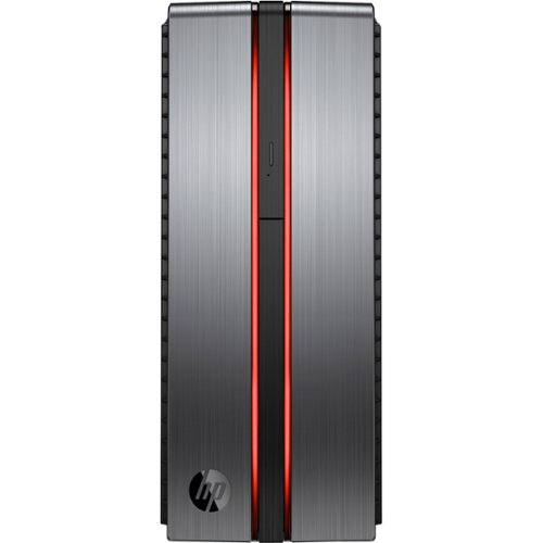HP - ENVY Phoenix Desktop - Intel® Core™ i7-6700 processor - 16GB Memory - NVIDIA GeForce GTX 970 - 2TB Hard Drive + 128GB Solid State Drive - Gunmetal Silver-Front_Standard 
