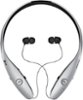 LG - Refurbished TONE INFINIM Wireless In-Ear Behind-the-Neck Headphones - Silver-Front_Standard