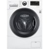 LG - 2.3 Cu. Ft. High-Efficiency Front-Load Washer and Electric Dryer Combo with 6Motion Technology - White-Front_Standard