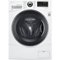 LG - 2.3 Cu. Ft. High-Efficiency Front-Load Washer and Electric Dryer Combo with 6Motion Technology - White-Front_Standard 